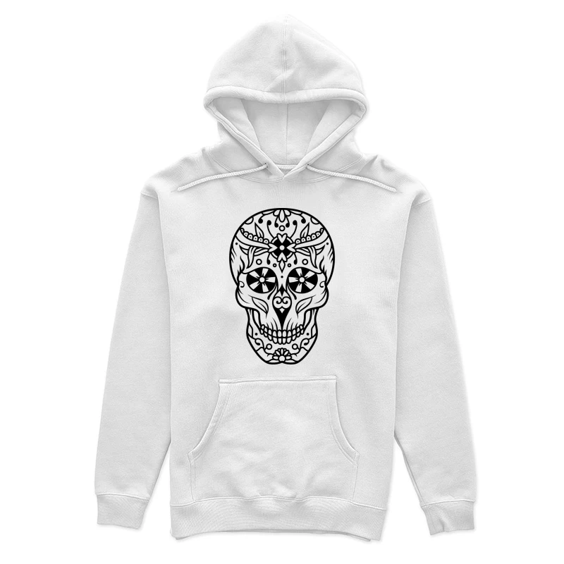 Crâne décoratif ornemental Femme Sweat à capuche