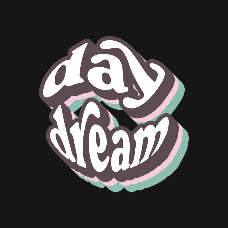 Retro-Tagtraum-Design mit lebendigen Farben Herren T-Shirt