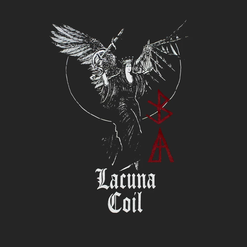 Lacuna Coil Layers of Time Male Pullover Sweatshirt