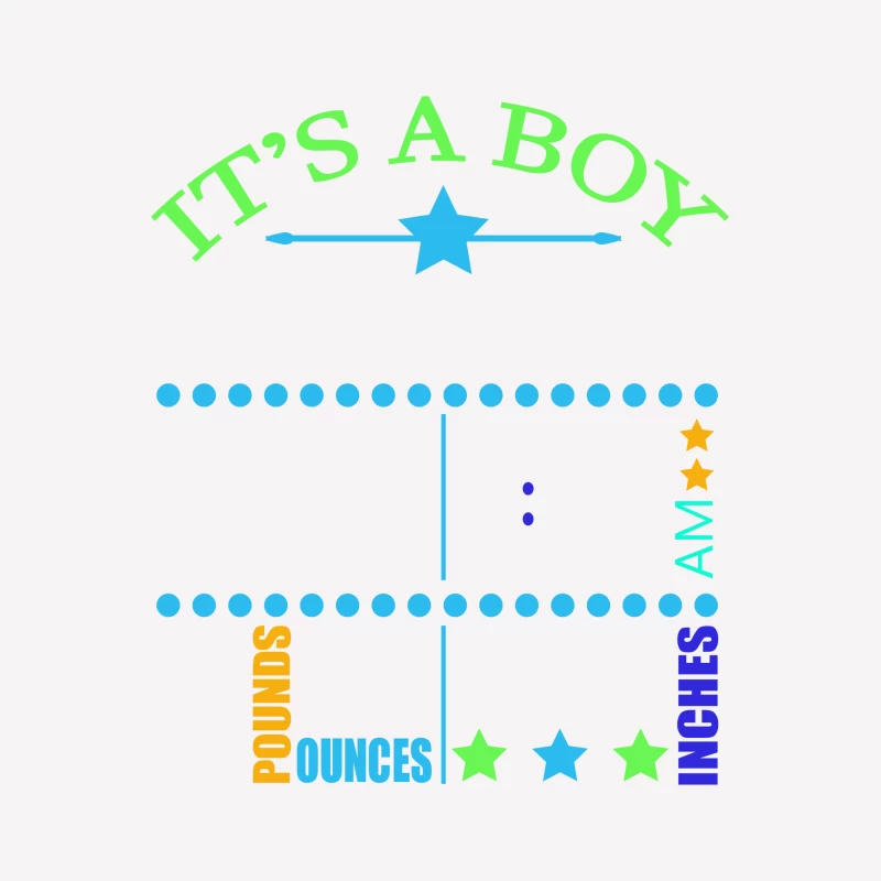 Annonce de naissance - C'est un garçon Femme T-Shirt