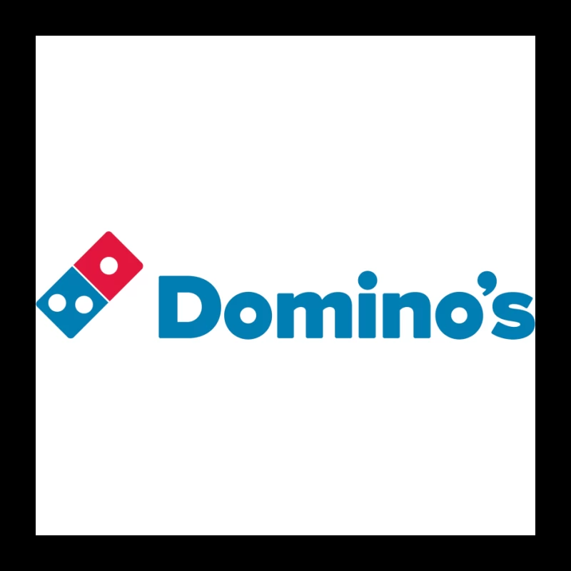 Domino's Pizza Corporate Logo in Blue and Red Pin