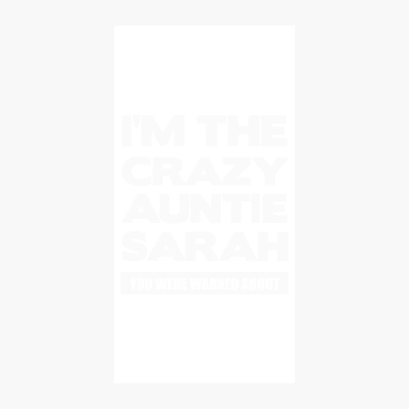 Personalised Crazy Auntie iPhone Case