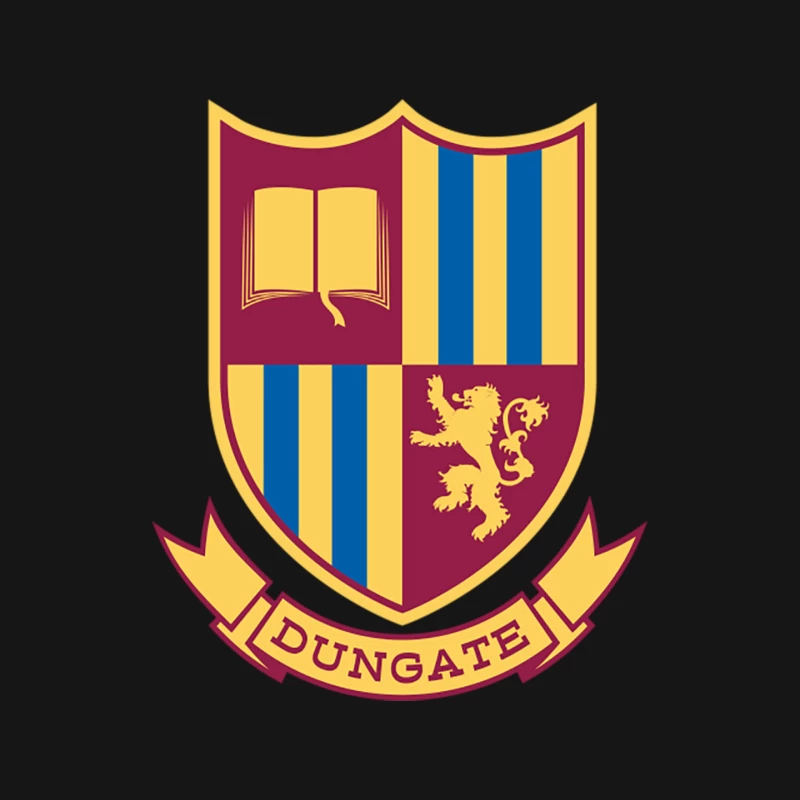 Dungate School Heraldic Shield Emblem Mouse Pad
