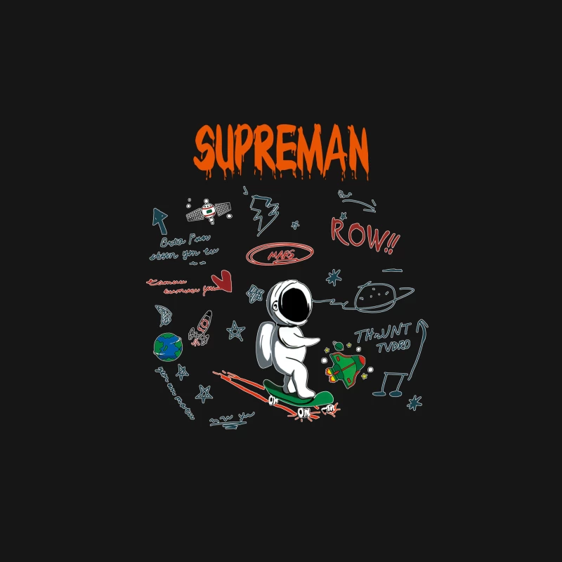 Weltraumabenteuer mit Astronaut Herren Langarm T-Shirt
