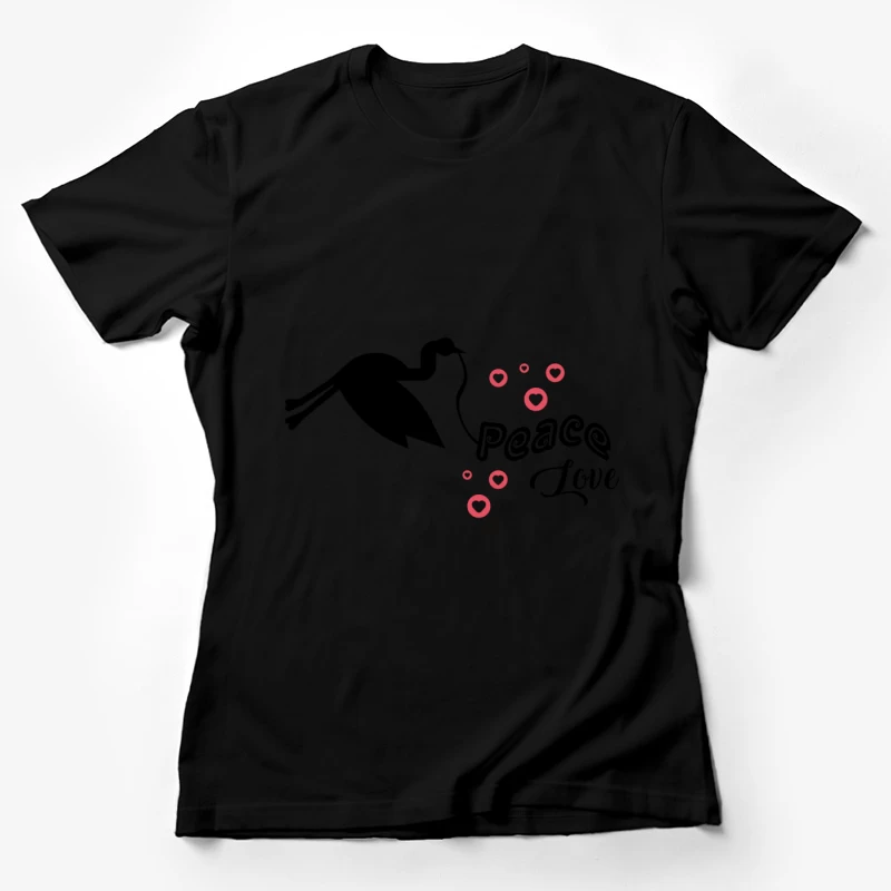 Chiens mignons entourés de cœurs Femme T-Shirt