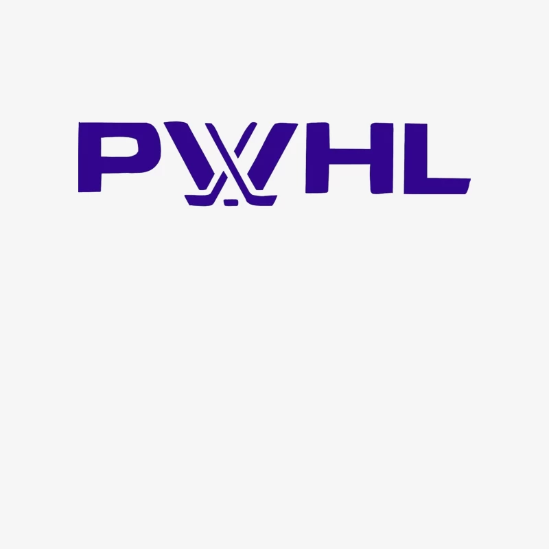 PWHL (Premier Women's Hockey League) Logo in Purple Female Pullover Sweatshirt