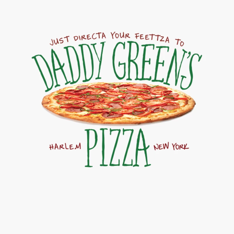 Daddy Green_s Pizza Cotton Tote Bag