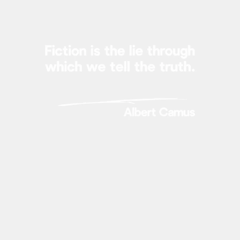 Albert Camus Typography Quote Male Tank Top