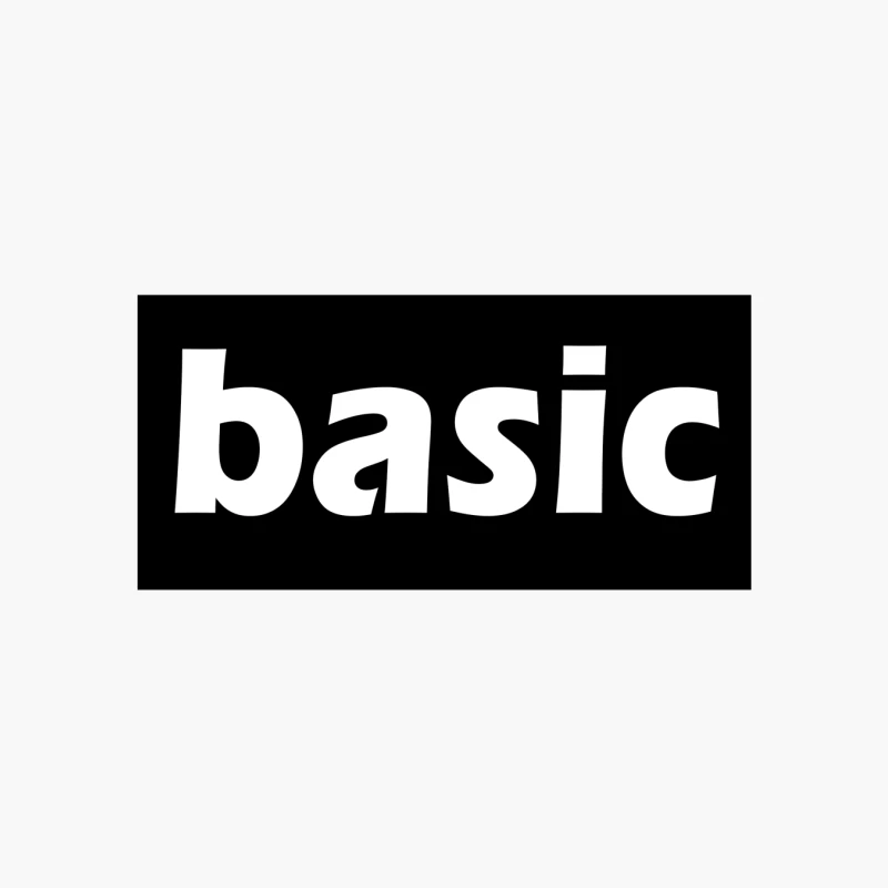 Basic Typography Design Cotton Tote Bag