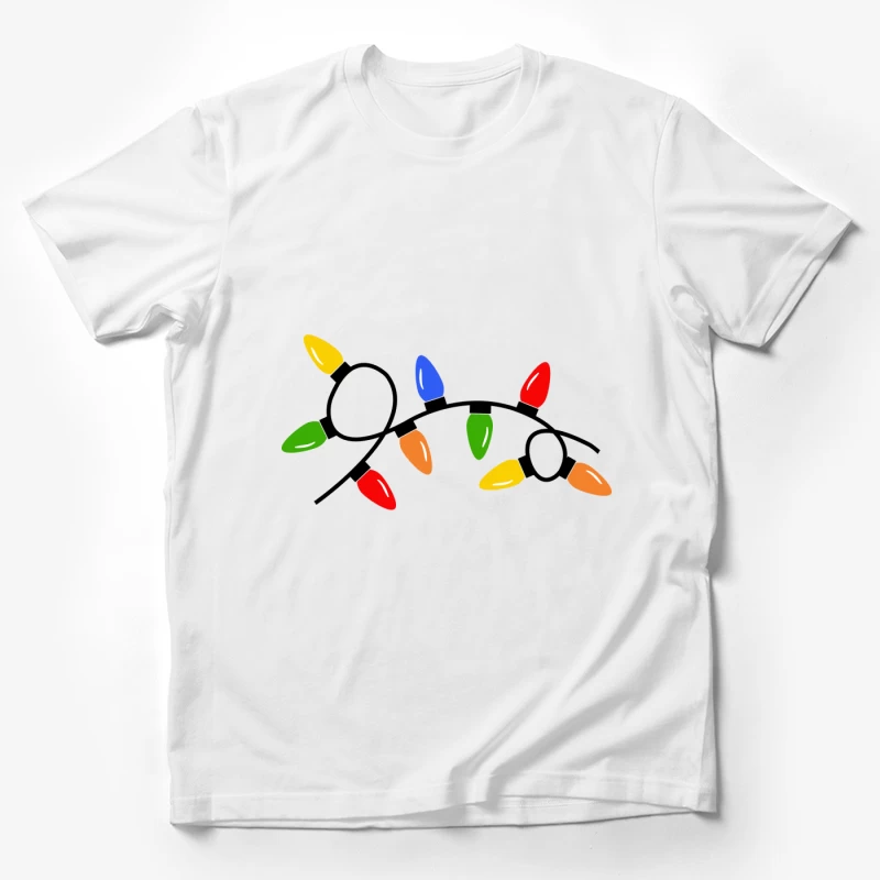 Guirlandes de fêtes colorées Homme T-Shirt