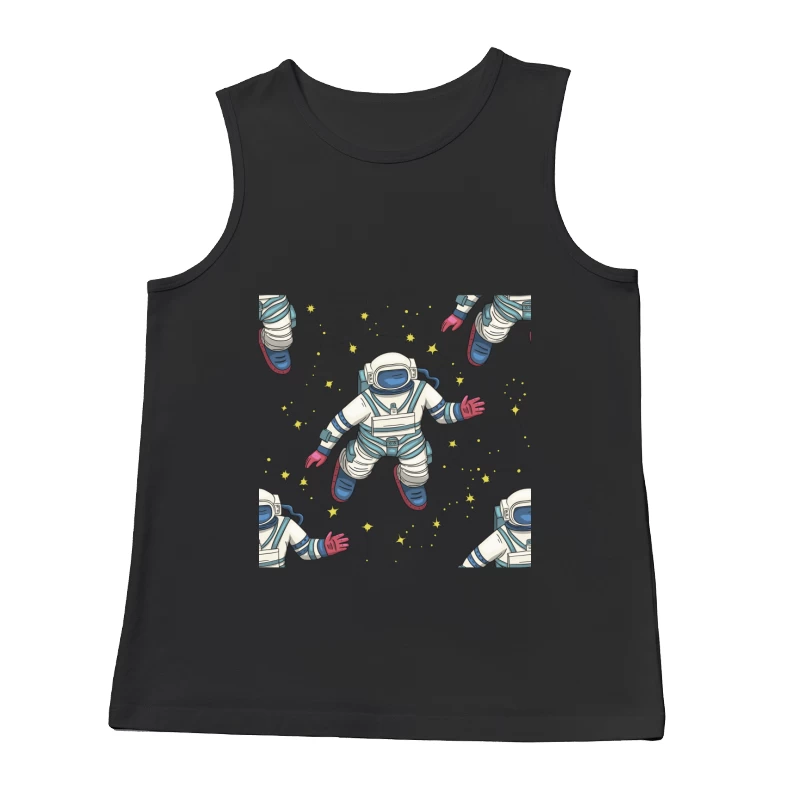 Astronautenmuster im Weltraum Herren Tanktops