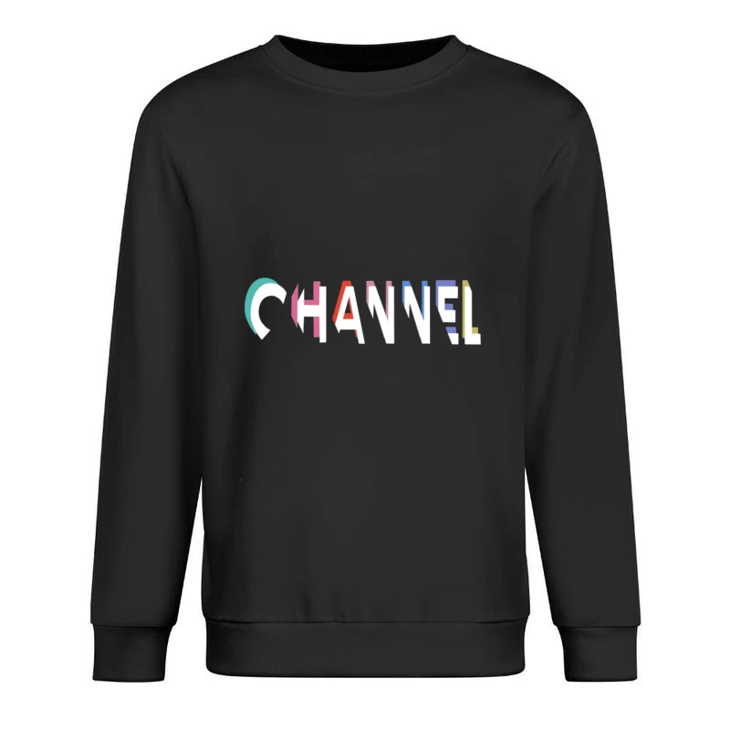 Texte de chaîne coloré Homme Sweat-shirt à enfiler