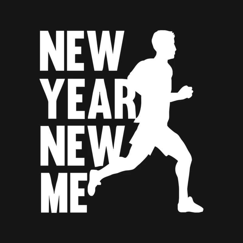 New Year, New Me Running Fitness Mouse Pad