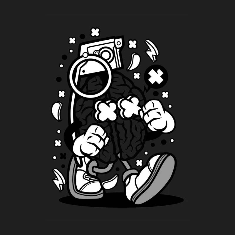 Personnage de dessin animé éclatant d'énergie Homme Débardeur