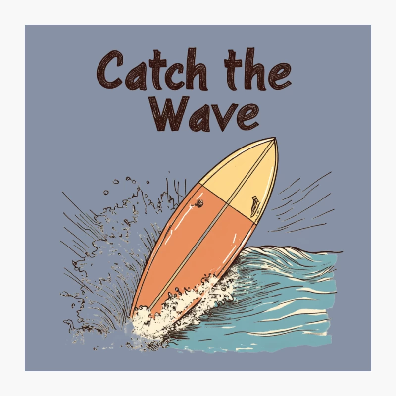 Catch the Wave: Surfing Adventure in the Ocean Pin
