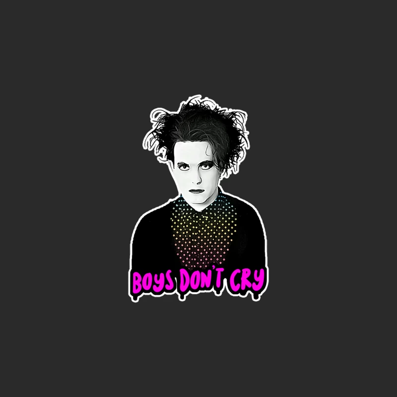 Boys Don_t Cry Goth 80s Tribute Design Baseball Cap