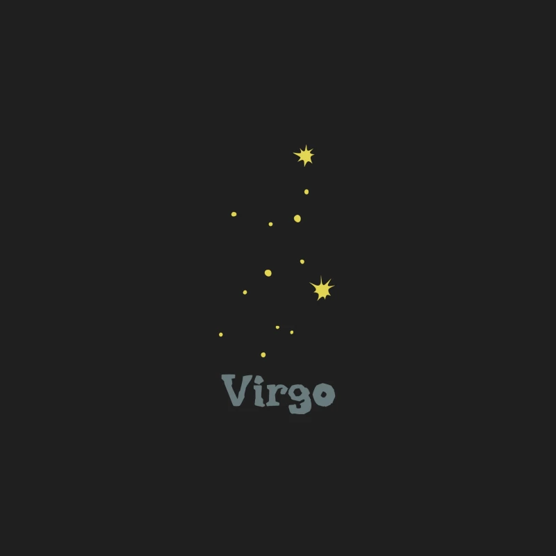 Sternbild Virgo Herren Tanktops