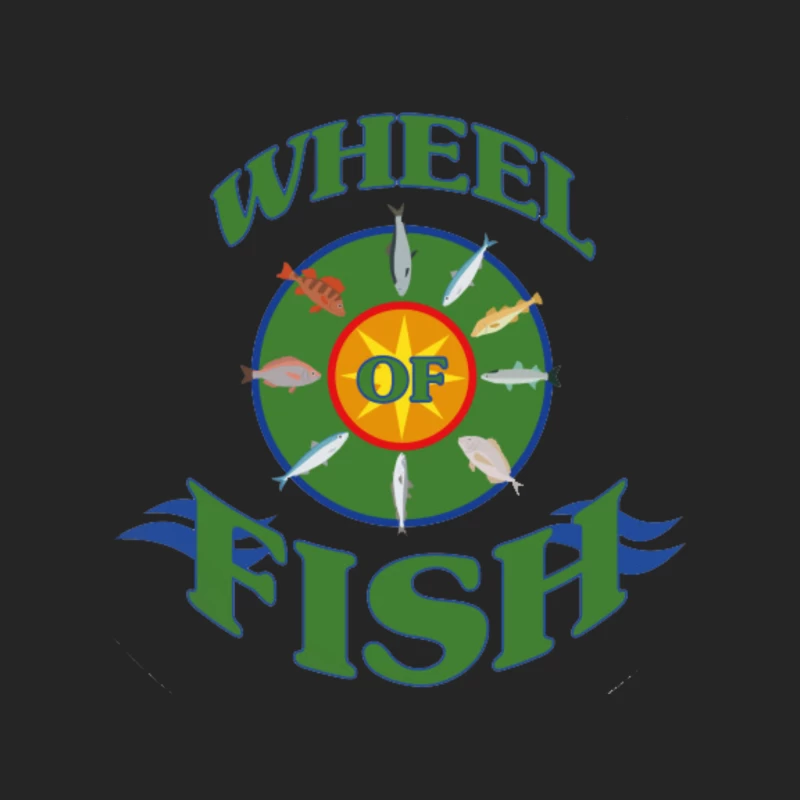 Wheel of Fish Male Pullover Sweatshirt