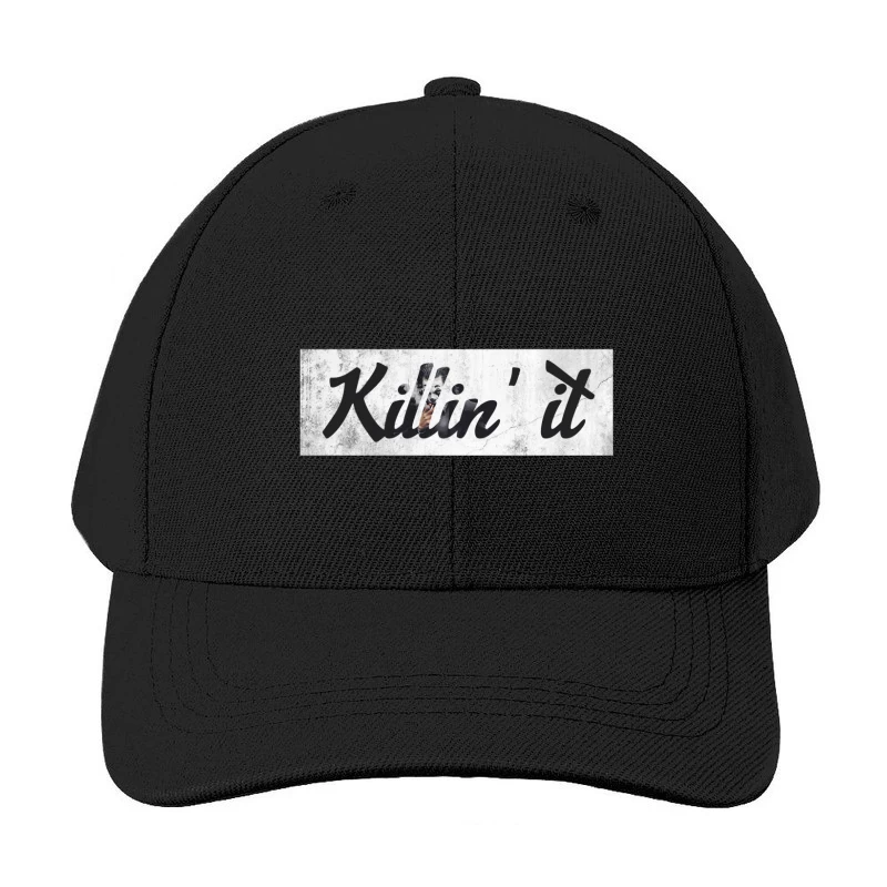 Urban Graffiti Art with Motivational Typography Baseball Cap