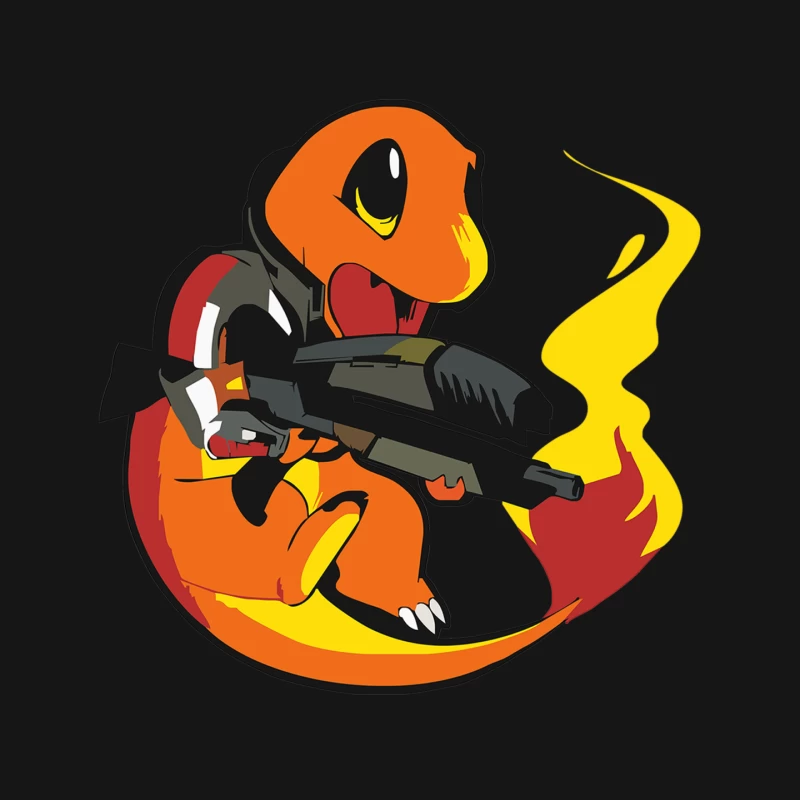 Charmander Shepard Mouse Pad