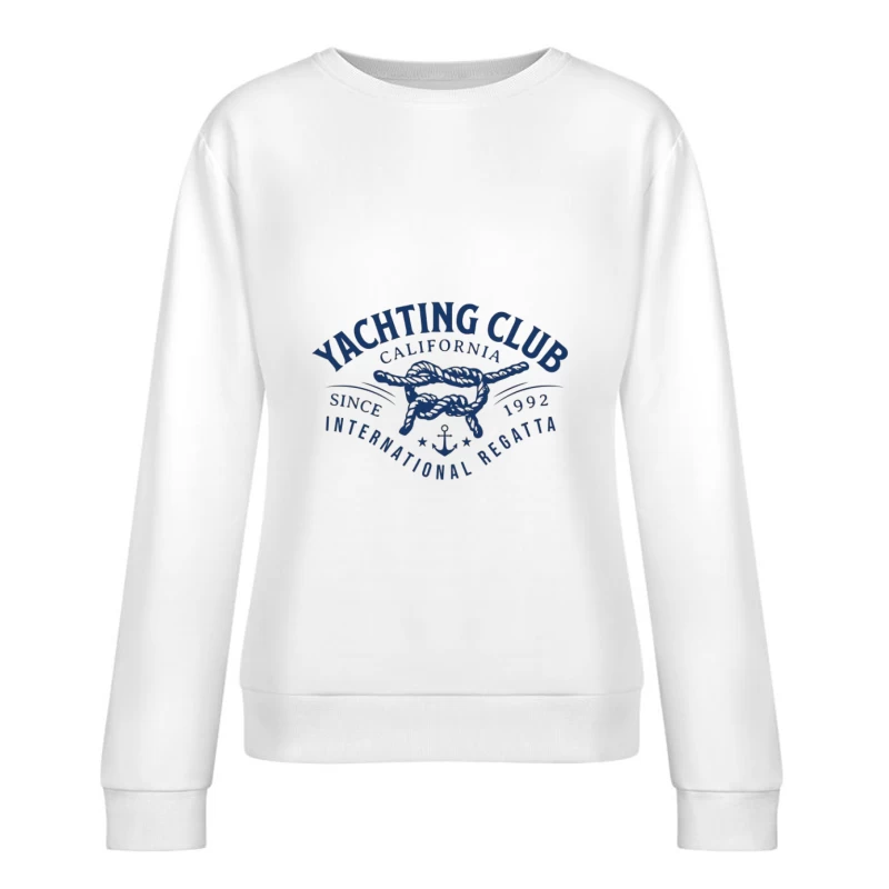 Logo du Club Nautique avec Nœud Femme Sweat-shirt à enfiler