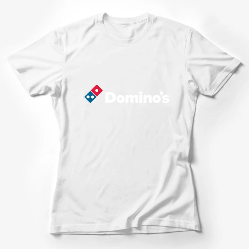 Domino's Pizza Minimalist Brand Logo Female T-Shirt