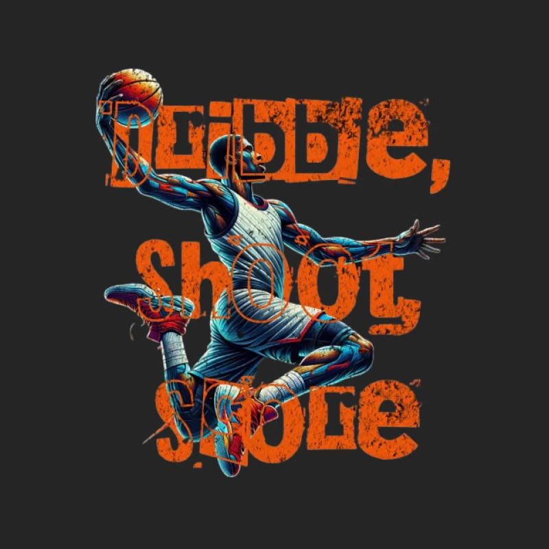 Joueur de basket dunk avec slogan motivant Homme Sweat-shirt à enfiler