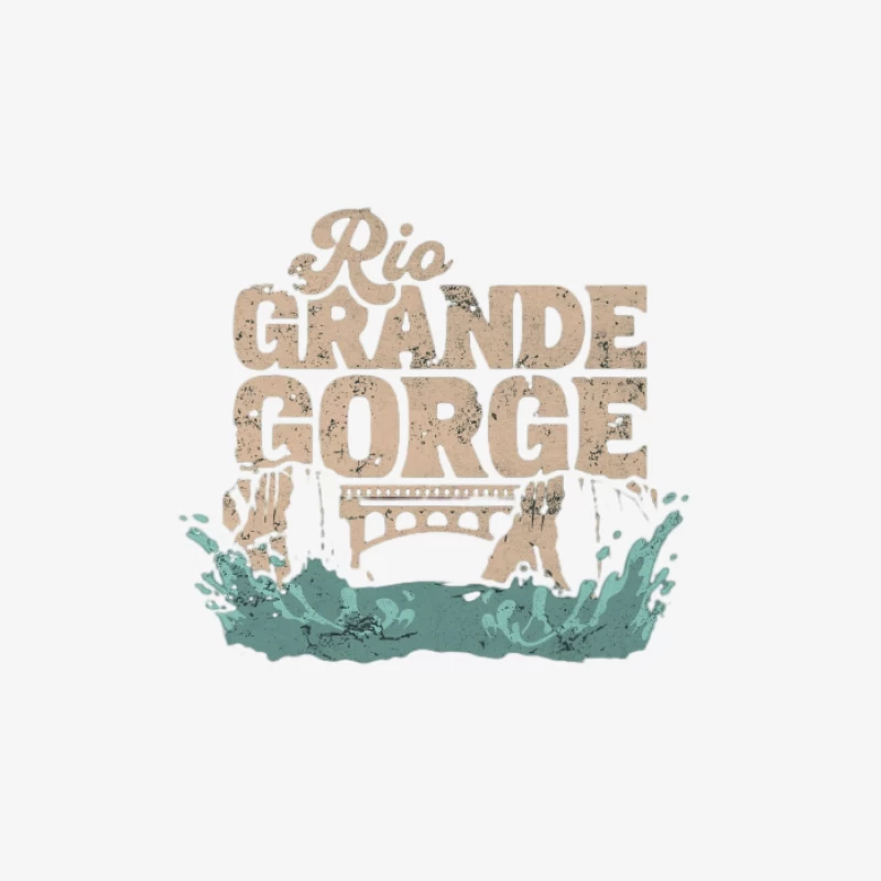 Rio Grande Gorge Abenteuer Herren Pullover Sweatshirt