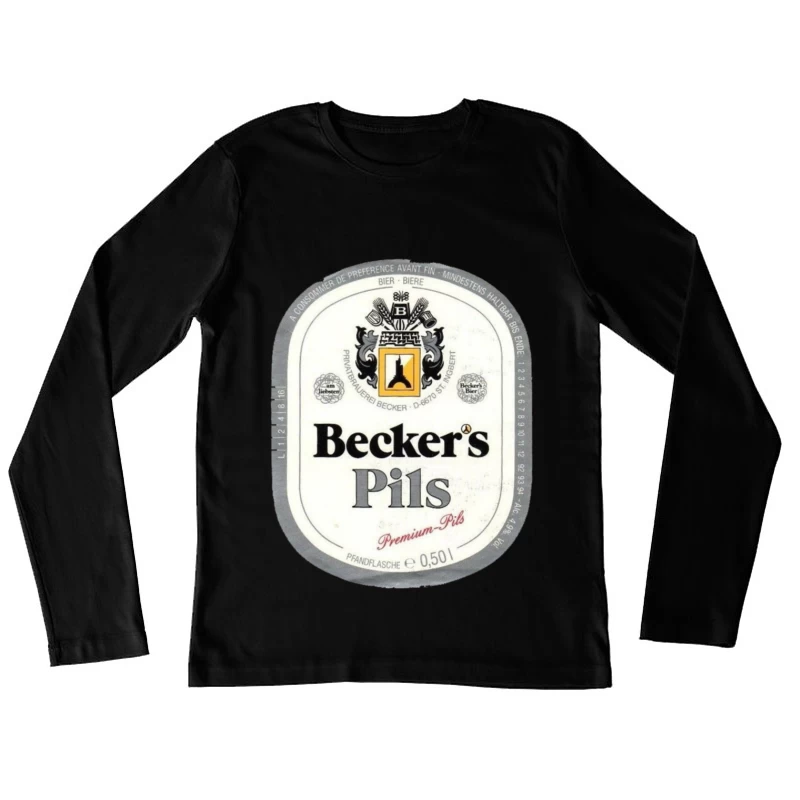 Becker's Beer Female Long Sleeve T-Shirt