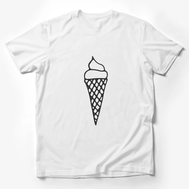Image de cône glacé stylisé Homme T-Shirt
