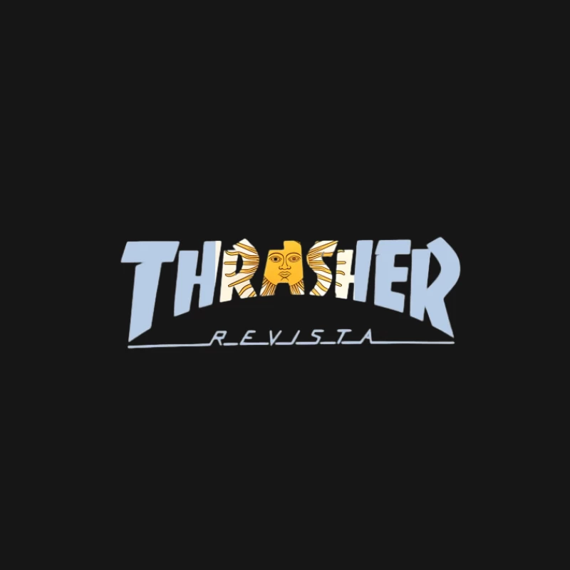 Design de masque solaire Thrasher Homme T-Shirt
