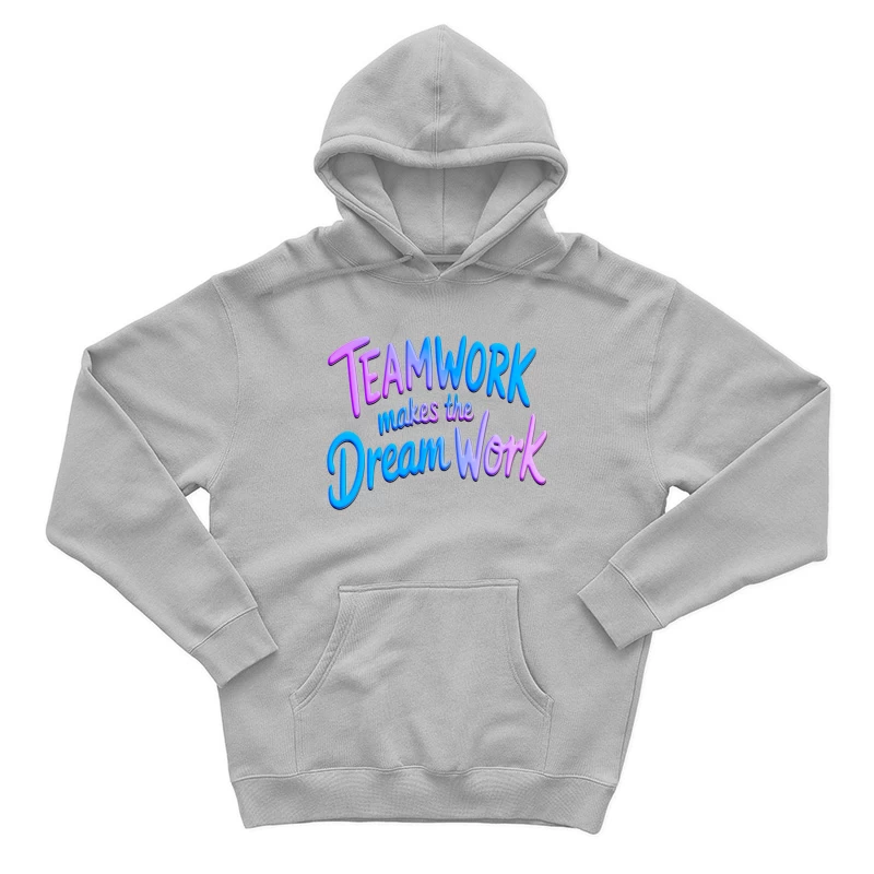 Inspirational Teamwork Male Pullover Hoodie