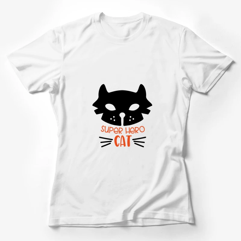 Chat super-héros stylisé Femme T-Shirt