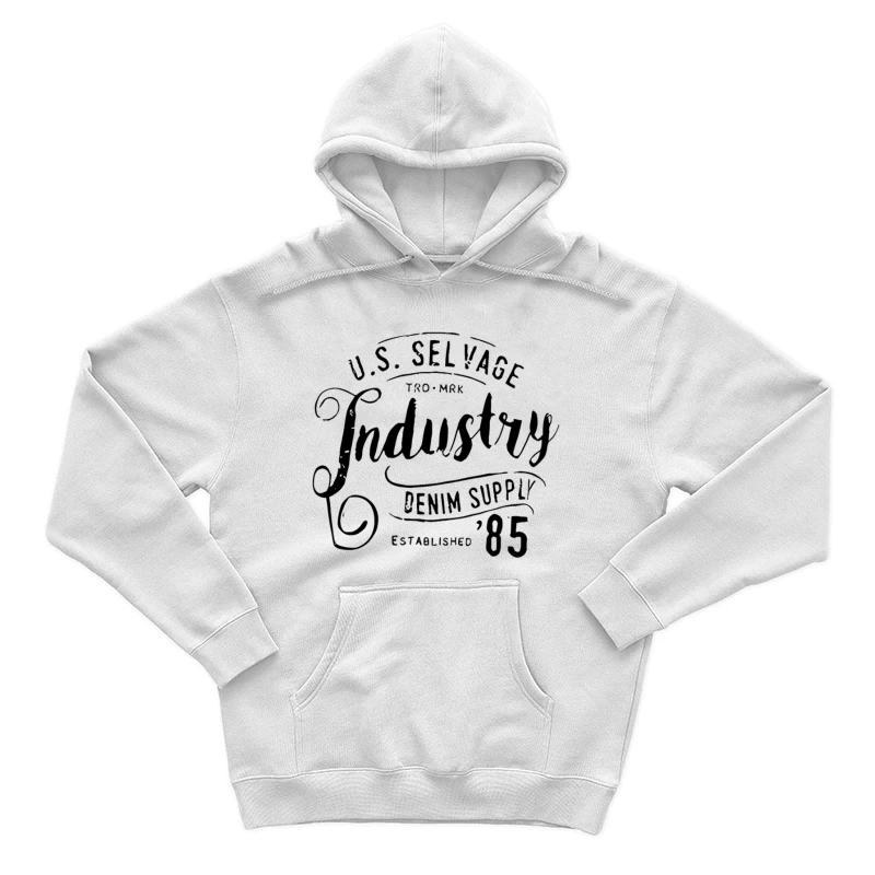 U.S. Selvedge Denim Industrie-Design von '85 Herren Pullover Hoodie