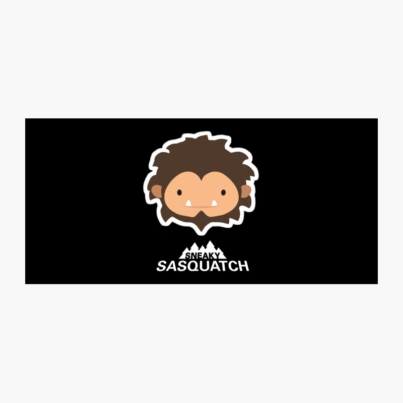 Cute Cartoon Monkey  Sneaky Sasquatch Head Coffee Mug
