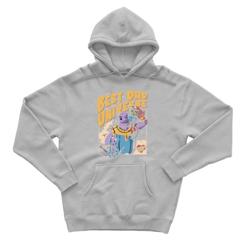 Best Dad in the Universe Comic Art Male Pullover Hoodie