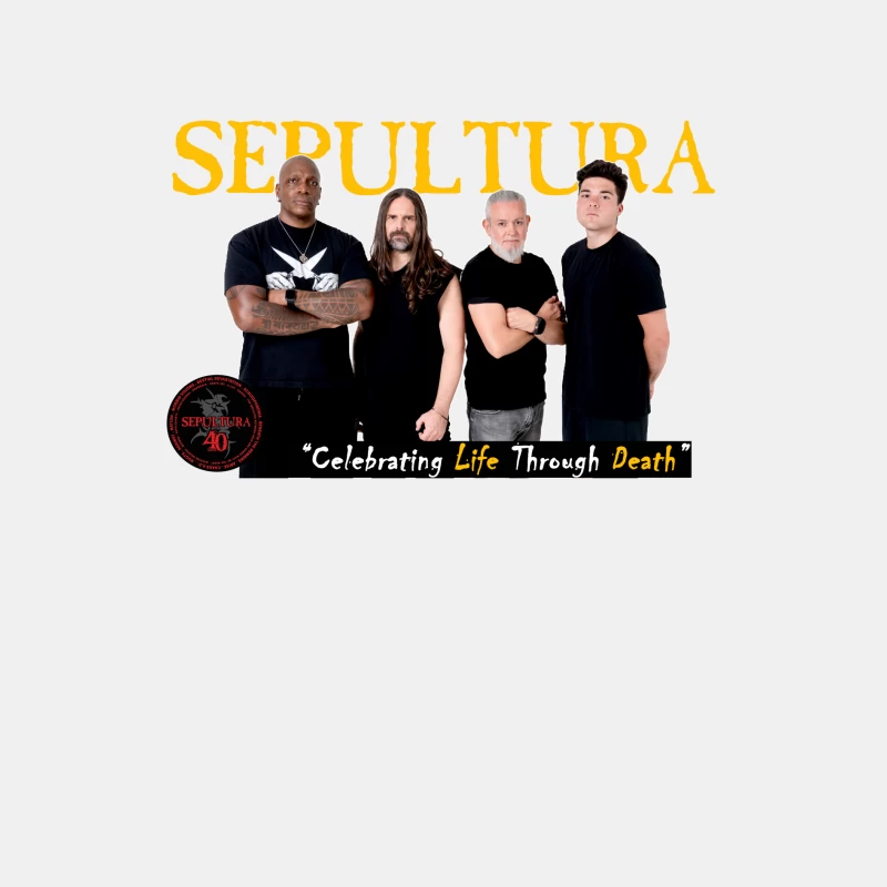 40 YEARS SEPULTURA CELEBRATING LIFE THROUGH DEATH WORLD TOUR 2024 Male Tank Top