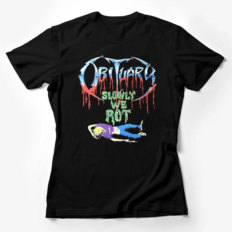 Obituary Slowly We Rot Female T-Shirt