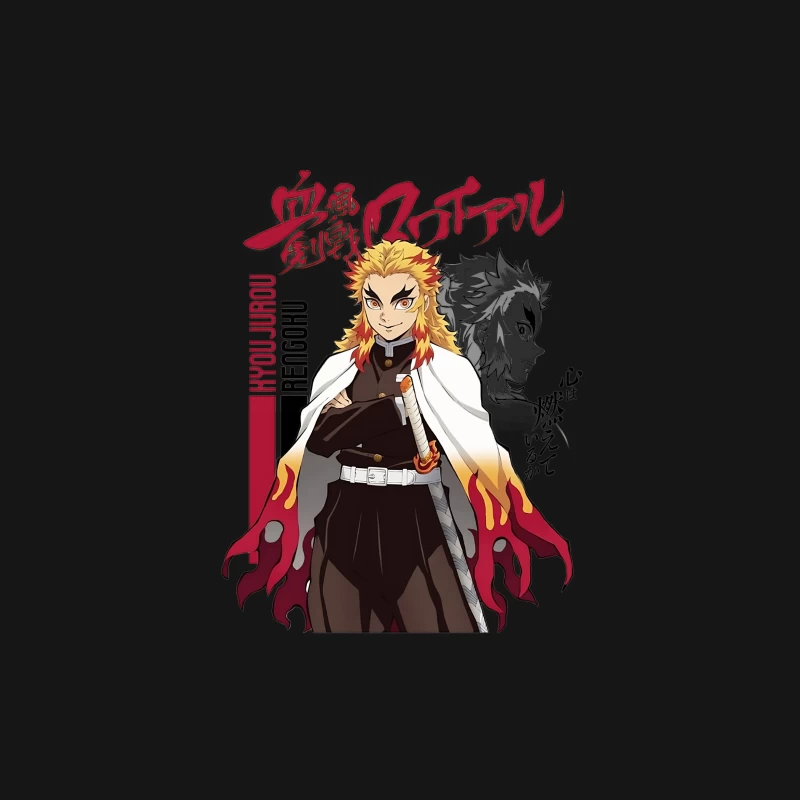 Rengoku Kyoujurou Manga Kunst Damen T-Shirt