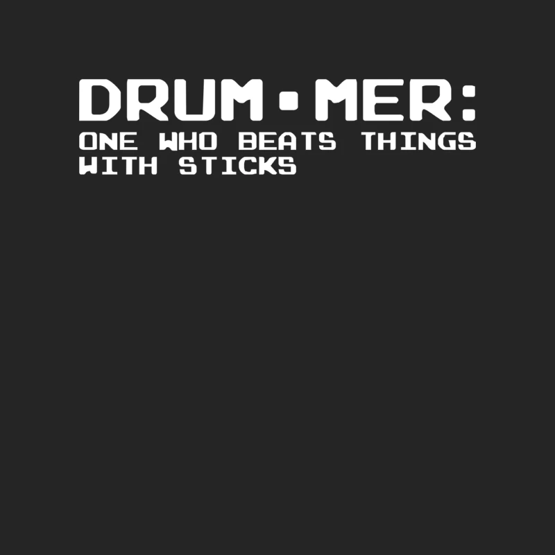 Definition Of A Drummer Female Pullover Sweatshirt