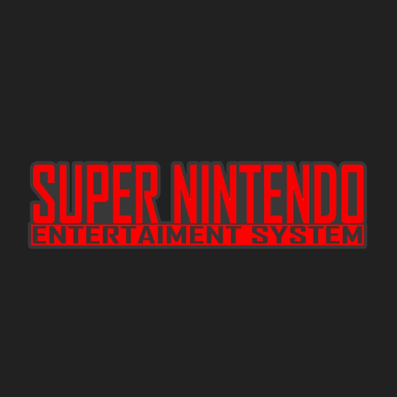 Super Nintendo Entertainment System Logo Bucket Hat