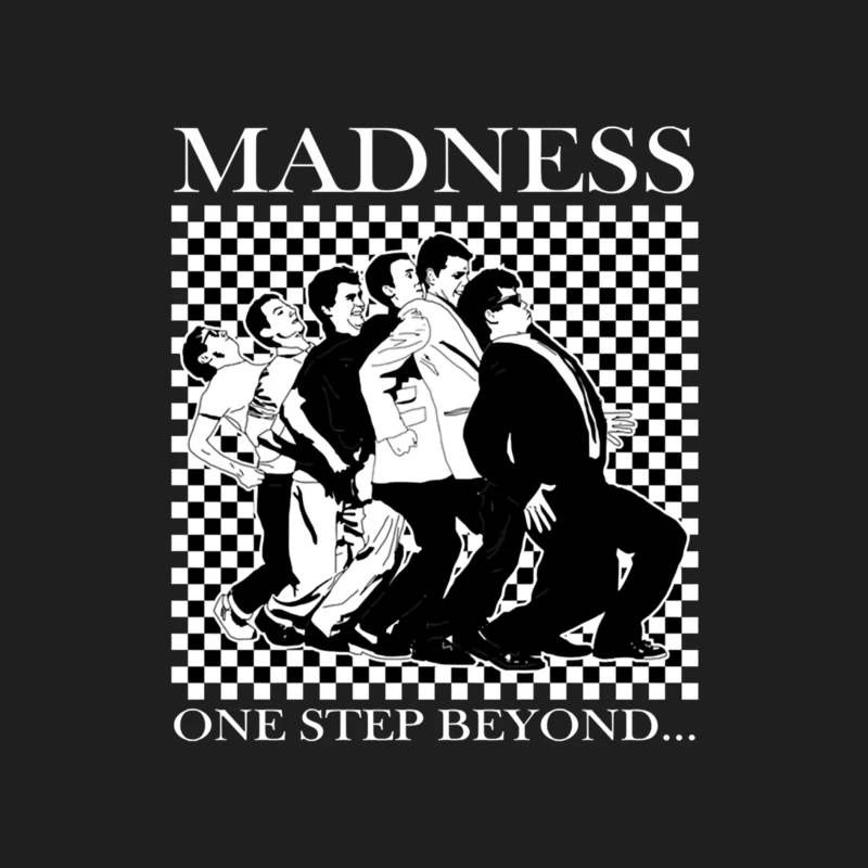 Madness "One Step Beyond" Album Art with Dancing Figures Male Tank Top