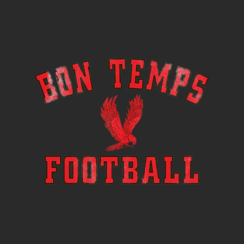 Bon Temps Football Vintage Baseball Cap