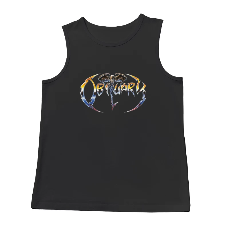 Obituary The End Complete Logo Male Tank Top