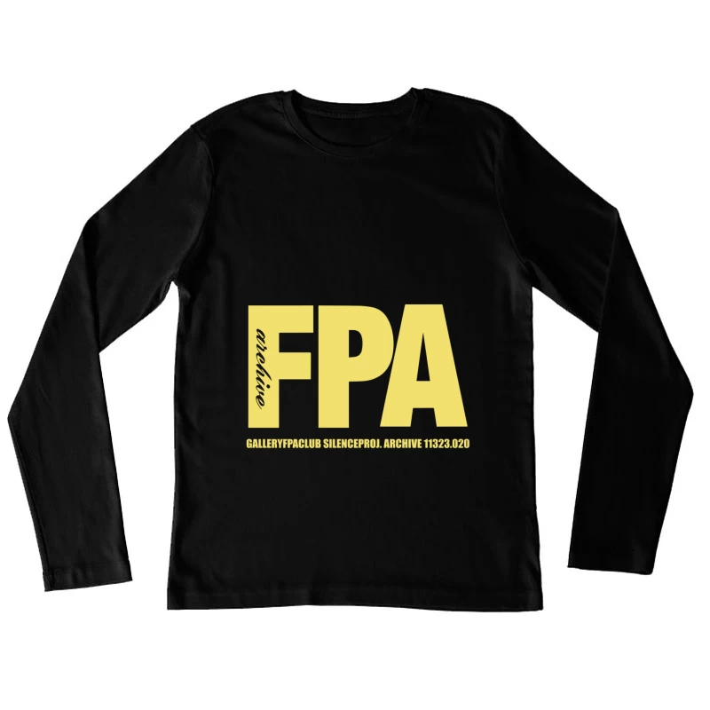 FPA-Design im Archivstil Damen Langarm T-Shirt