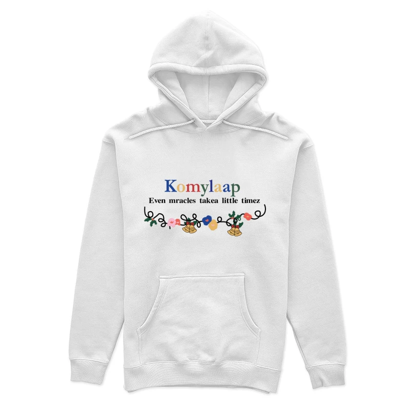 Weihnachtsdesign mit Weihnachtsglocken Damen Pullover Hoodie