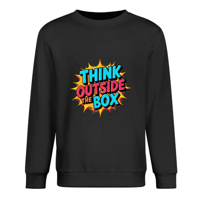 Creative Thinking Concept Male Pullover Sweatshirt