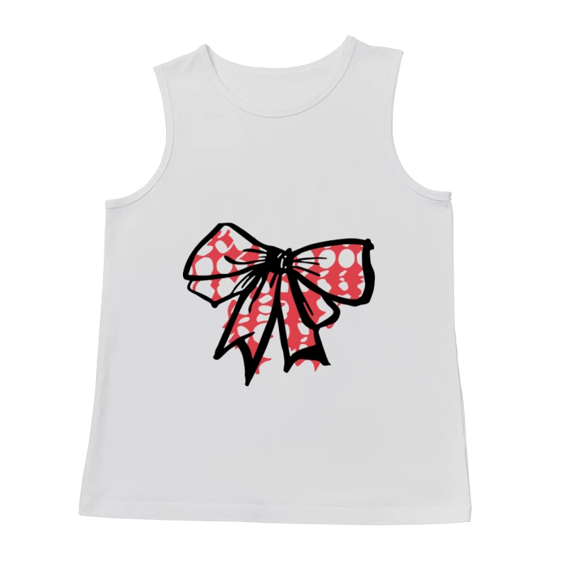 Elegante Schleife mit Punkten Herren Tanktops