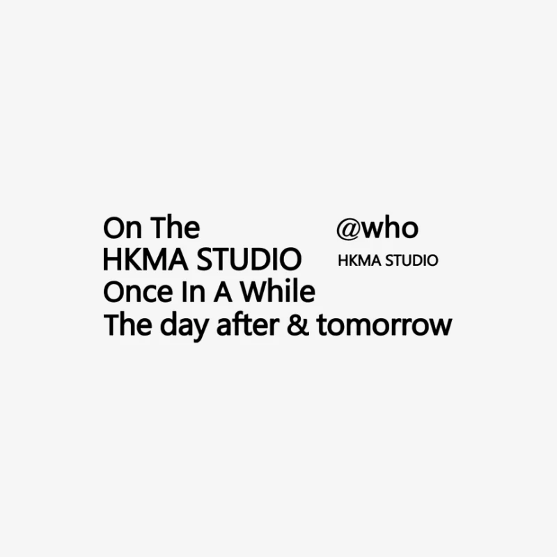 Einmal im HKMA Studio Herren Langarm T-Shirt