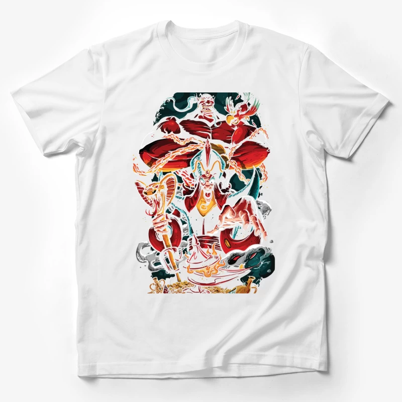 Animated Fantasy Villains Male T-Shirt